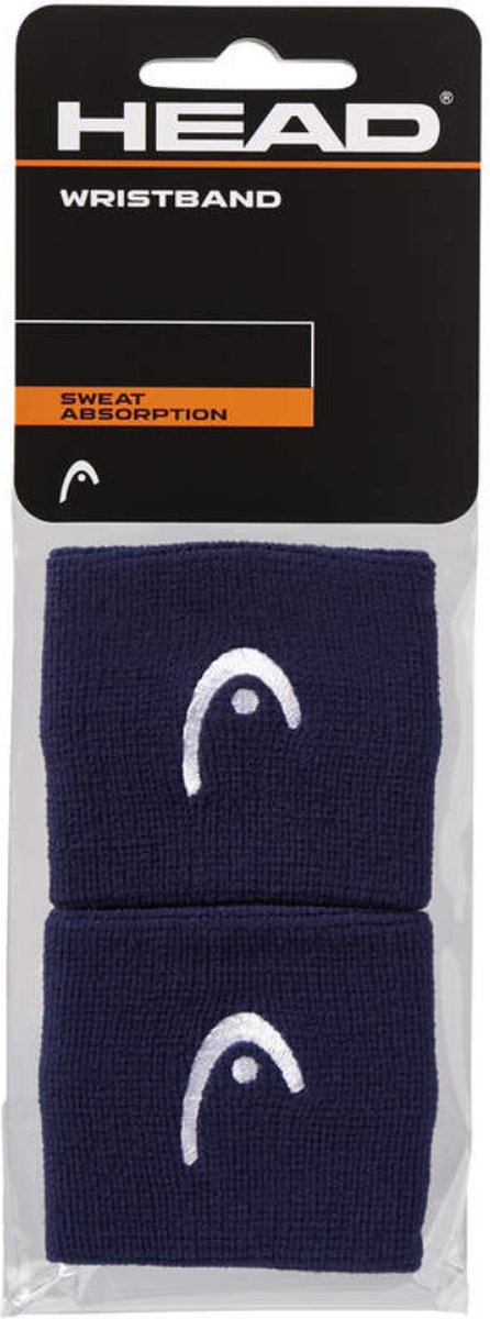 Head Pols Zweetbandjes Klein – 2 Stuks Polsbandjes Unisex Wristband Blauw