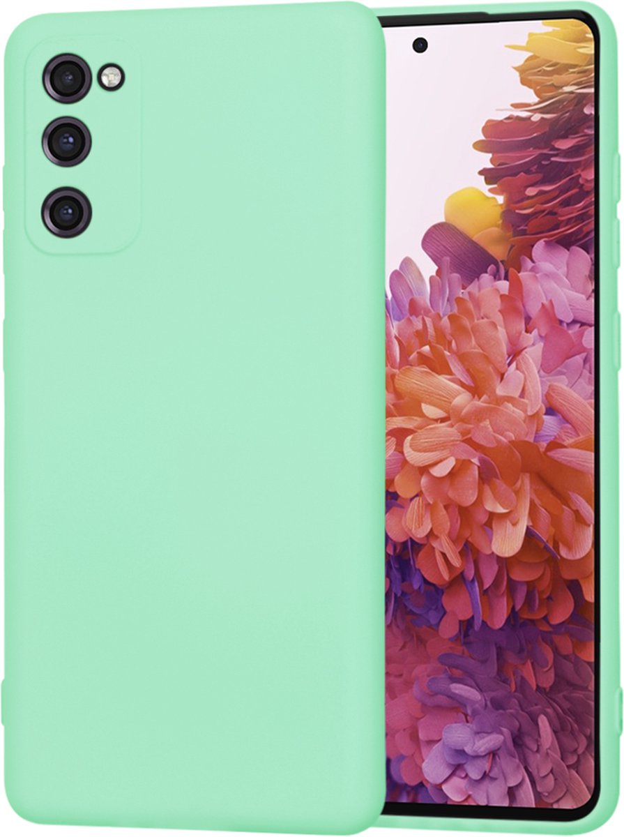 Techsuit Soft Flex Silicone Back Cover hoesje voor Samsung Galaxy S20 FE - Mint Green