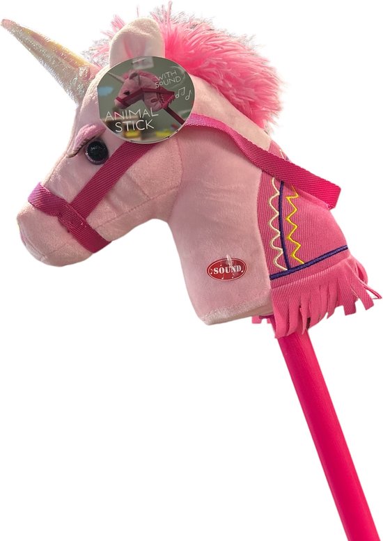 Foto: Relaxpets stokpaard roze met geluid