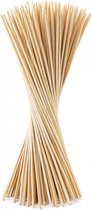 Bamboestok 50 cm - 100 stuks - Bamboe stokken voor planten - Bamboe stok - Plantensteunen - plantstokken - Plant Ondersteuning Sticks - Bonenstaken - Bloem Stok Tuingereedschap voor Tuin Canes - 4mm