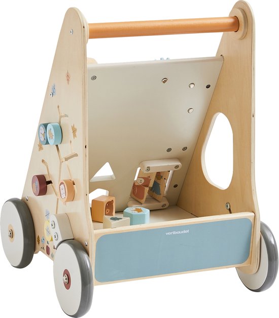 Looptrainer - leren lopen baby - met stuur en wielen - loopauto