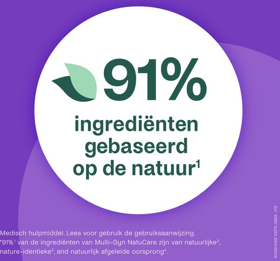Multi-Gyn NatuCare 40 ml - Natuurlijke vaginale behandeling tegen bacteriele vaginose, Intieme Hygiene voor Vaginale Gezondheid, effectief tegen vaginale geur en abnormale afscheiding, Direct verzachtende werking, Klinisch bewezen, incl. applicator