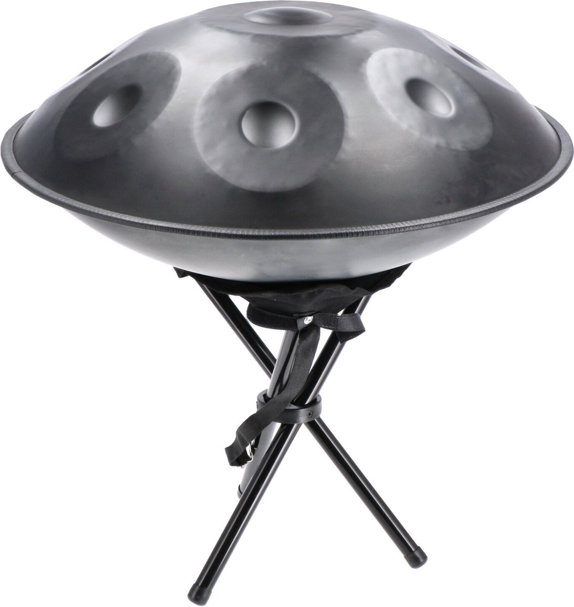 Fazley HP22 handpan D-Mineur zwart nitride, 22 inch