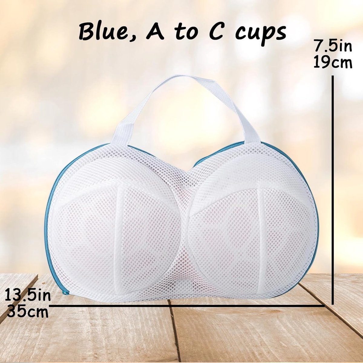 3x Bh Waszakken - Bh Wasnetje Voor Wasgoed - Anti-Vervorming - Waszakje Lingerie - Premium Lingerie Waszakje - 19x35cm - Met Rits - Waszak Bh - Delicaat Wasgoed - Waszak - Wasgoed - Waszakje Laundry Bag - Wasnet - Wasmachine - Geschikt Voor A-C-cup — afbeelding 5