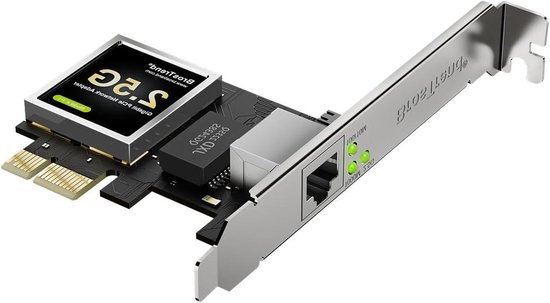 Foto: 25 gb pcie netwerkkaart extra laag profiel rj45 nic pci express gigabit ethernet kaart windows 11 10 8 1 8 7 xp server levenslange bescherming