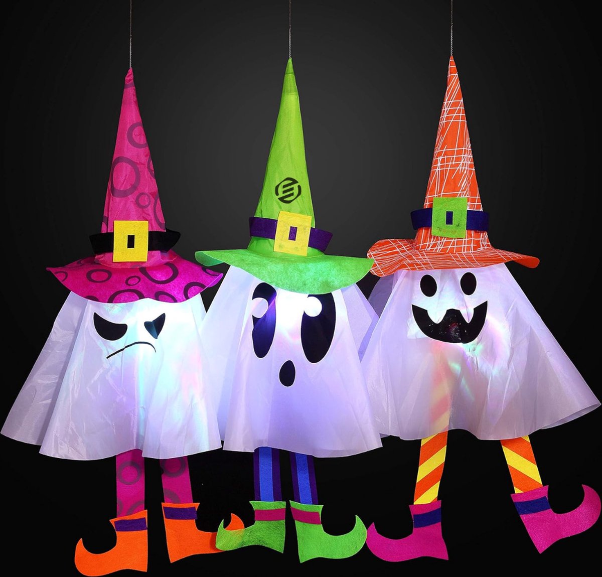 Equivera Halloween Decoratie - Halloween Versiering - Horror Versiering - voor Binnen en Buiten - Spin, Heks, Skelet, Pompoen en Spoken - 2024