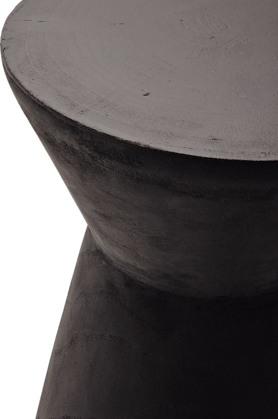 Indore Home - Woodside bijzettafel - Stool - massief hout - Boomstam - Boomstamtafel - Plantentafel - Zwart