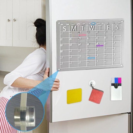 Whiteboard Schwamm Magnetisch FM A4 Whiteboard Magnetisch – Mini-Büro- Whiteboard Mit Stift & Radierer, Trocken Abwischbar Mini Whiteboard A4 Magnetisch
