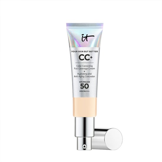 Foto: It cosmetics your skin but better cc cream spf50 foundation anti aging hydraterend light 32ml