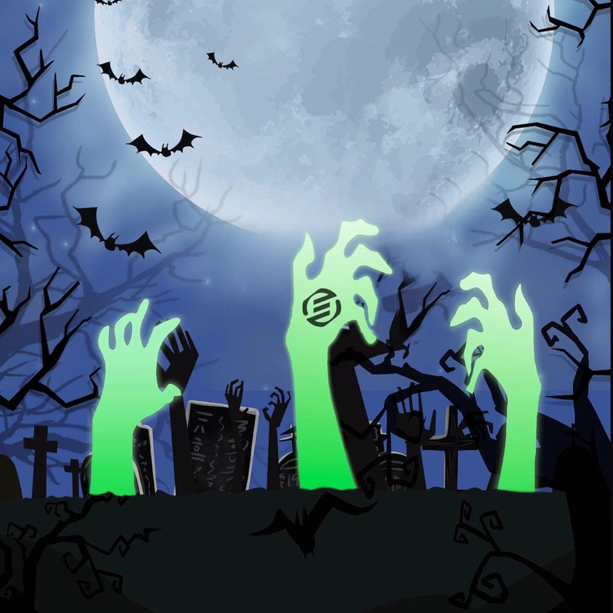 Equivera Halloween Decoratie - Halloween Versiering - Horror Versiering - voor Binnen en Buiten - Spin, Heks, Skelet, Pompoen en Spoken - 2024