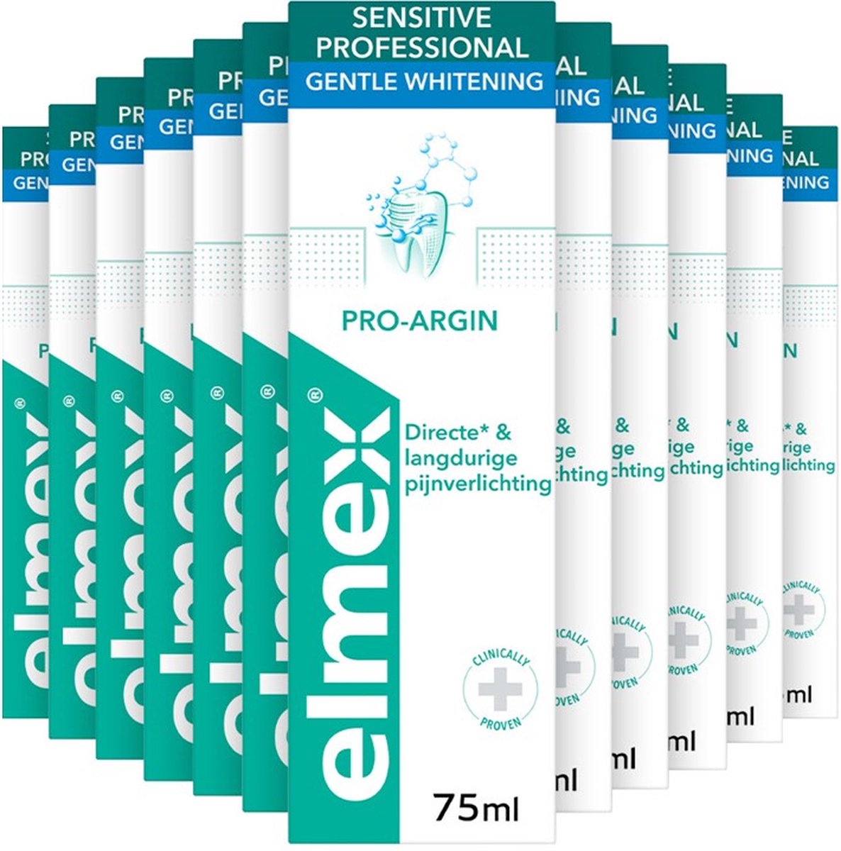 Elmex Tandpasta - Sensitive Professional Gentle Whitening - Voordeelverpakking 12 x 75 ml