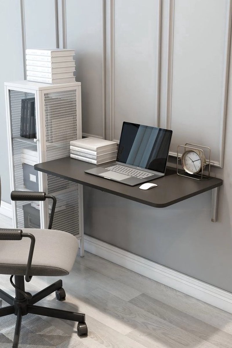 Nestly - Klaptafel - Ovaal - Antraciet - 72x45 cm