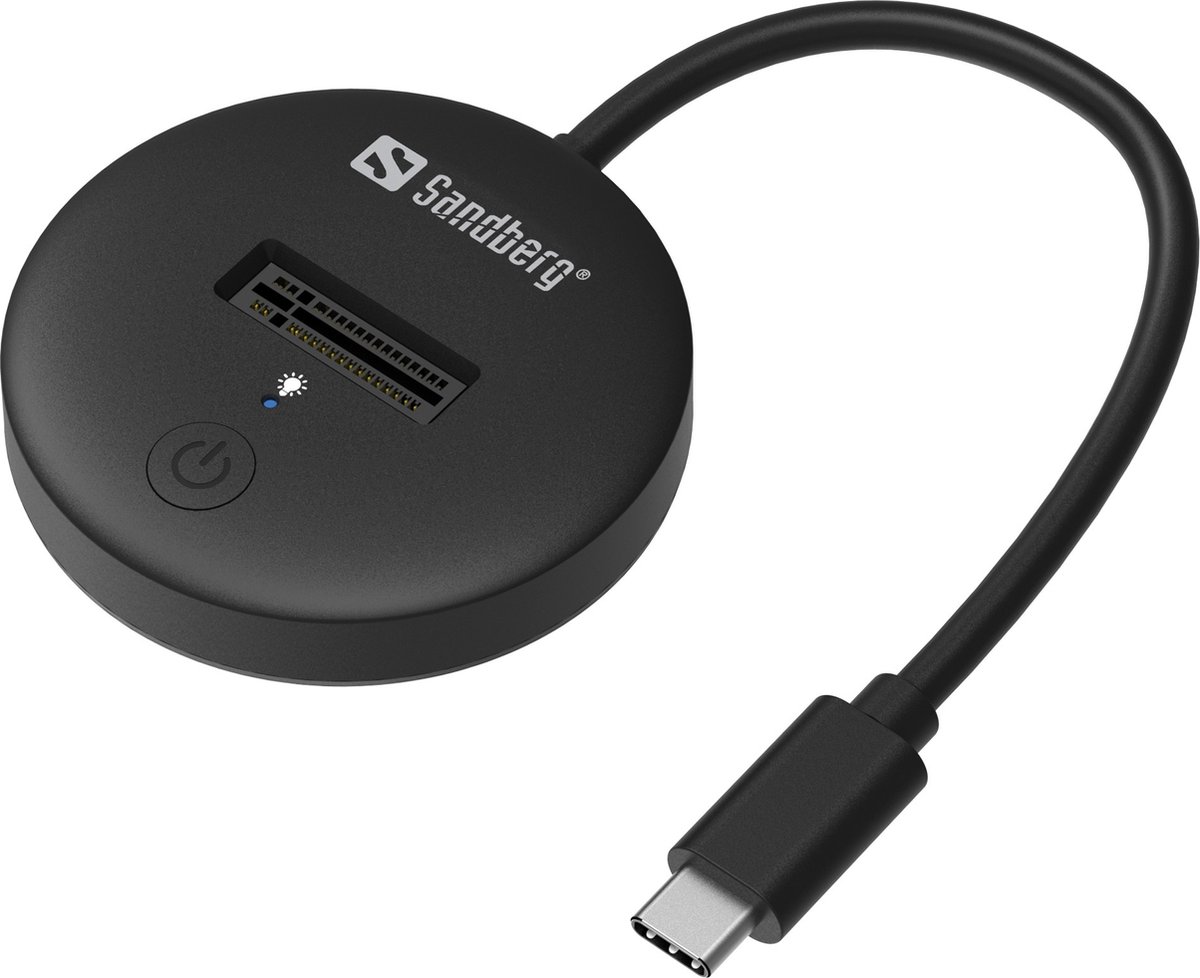 Sandberg - 136-47 - USB 3.2 Dock for M.2+NVMe SSD - Dockingstation - Sata SSD - Superspeed - 10Gbps