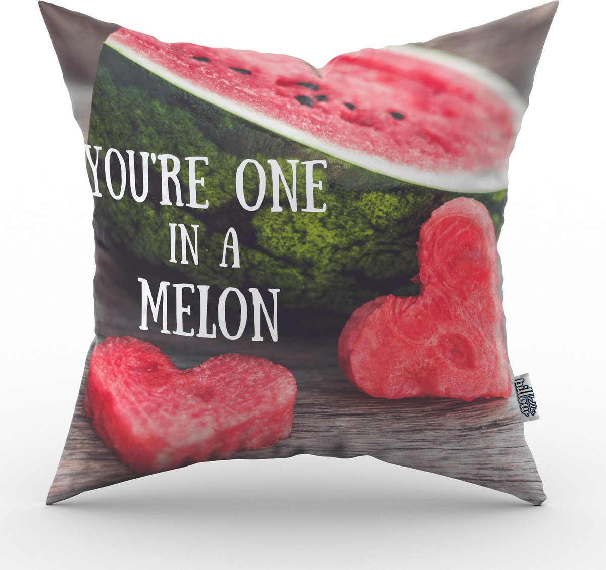Valentijn kussen You're one in a melon - 40 cm
