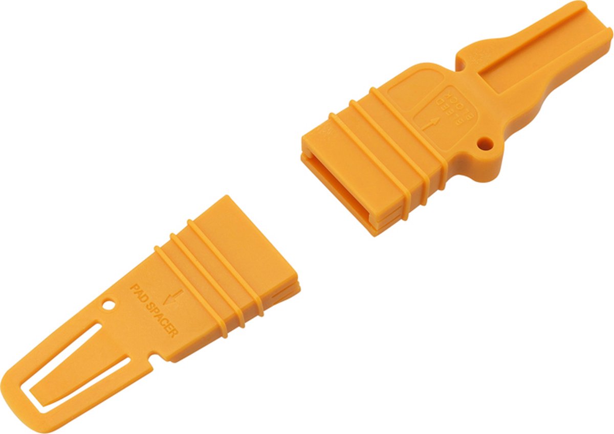 Disc Brake Pad Spacer and Bleed Block