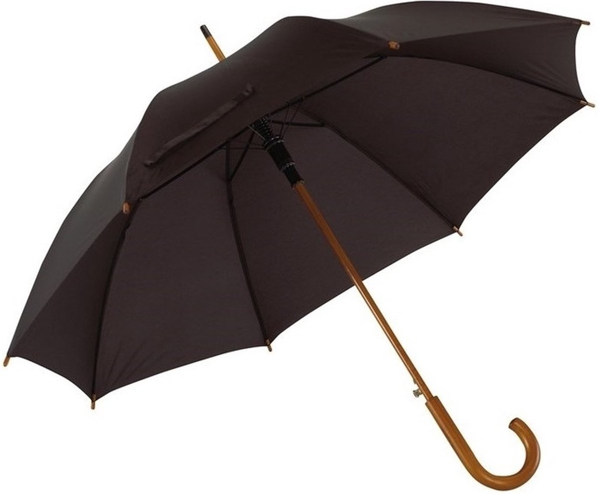 Basic paraplu zwart 103 cm -
