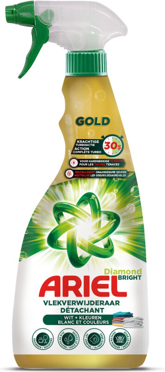Goedkoopste 8x Ariel Vlekkenverwijderaar Gold Spray 750 ml