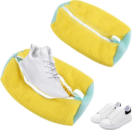 Foto: Anti deformation shoe laundry net washing bag dispenser met ritssluiting bescherm je schoenen