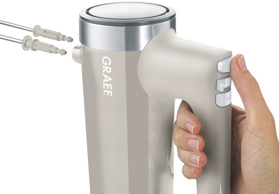 Graef HM508EU Handmixer 600 W Taupe van Graef — afbeelding 4