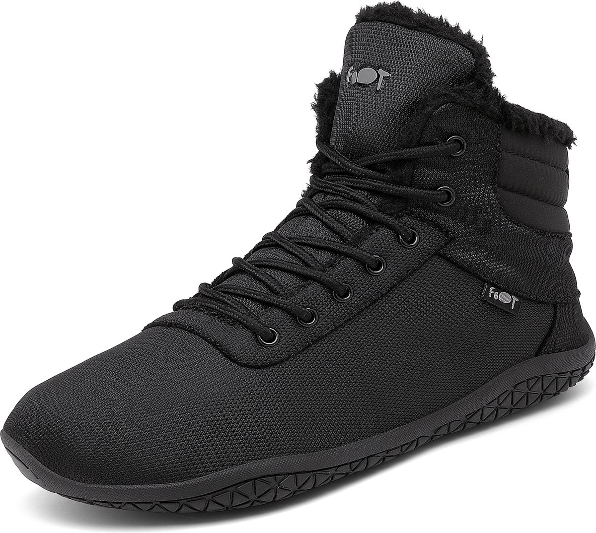 Geweo Winter Barefoot Laarzen Outdoor - Winterschoenen Heren Dames - Veterboots - Hoge Sneakers - Winterlaarzen - Heren Dames - Platte Zool - 37