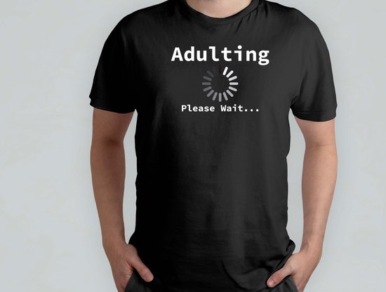 Foto: Adulting please wait t shirt vintagevibes retrostyle vintageaesthetic vintagestijl retrovibes oudetijden car boat