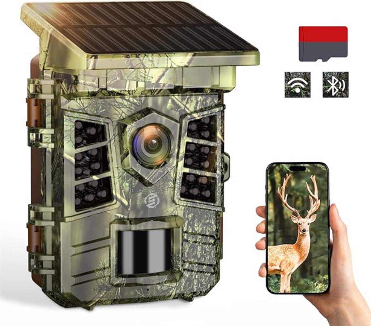 Equivera Wildcamera - wildcamera voor buiten - buitencamera met nachtzicht - wild camera
