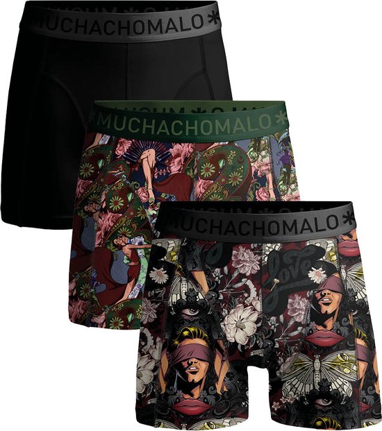Muchachomalo Heren Boxershorts 3 Pack Maat XXL 95 Katoen Mannen Onderbroeken bol