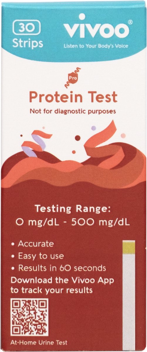 Goedkoopste Vivoo - Eiwit Test (30 stuks) - Zelftest - Thuistest