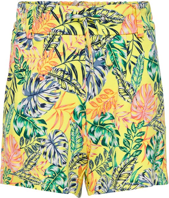 Pantalon court Kids Only Poptrash Jungle - Filles - jaune / vert / rose