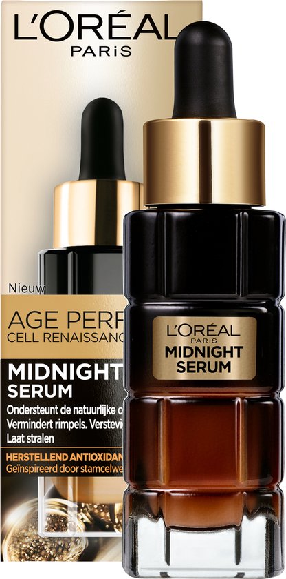 L'Oréal Paris Age Perfect Cell Renaissance Midnight Serum - Gezichtsverzorging – Anti-Rimpel - 30ml
