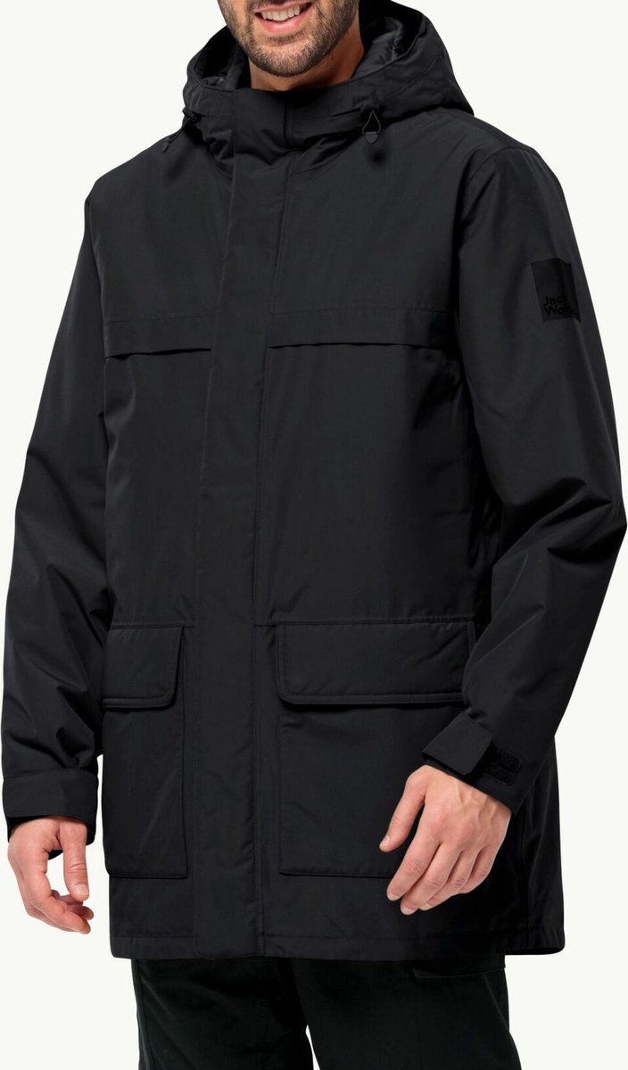 Jack Wolfskin Winterlager Parka Winterjas Heren Zwart