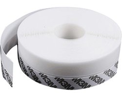 Actie4you® - Zelfklevende Tochtstrip - Tochtstrip siliconen - Isolatiestrip - Tochtwering - Isoleren – Tochtstrip - Energie besparen – Verduurzamen - 5 Meter - 2.5cm breed – Wit