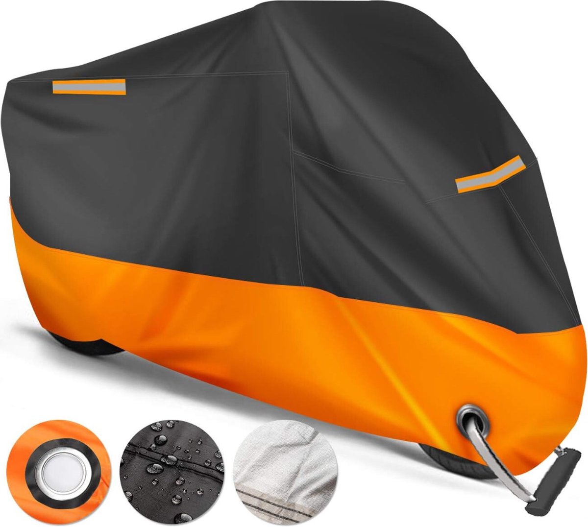 Solacis Motorhoes waterdicht buiten - Motorhoes - Waterdicht - Motorhoes voor buiten - Scooterhoes - Must have voor uw motor!