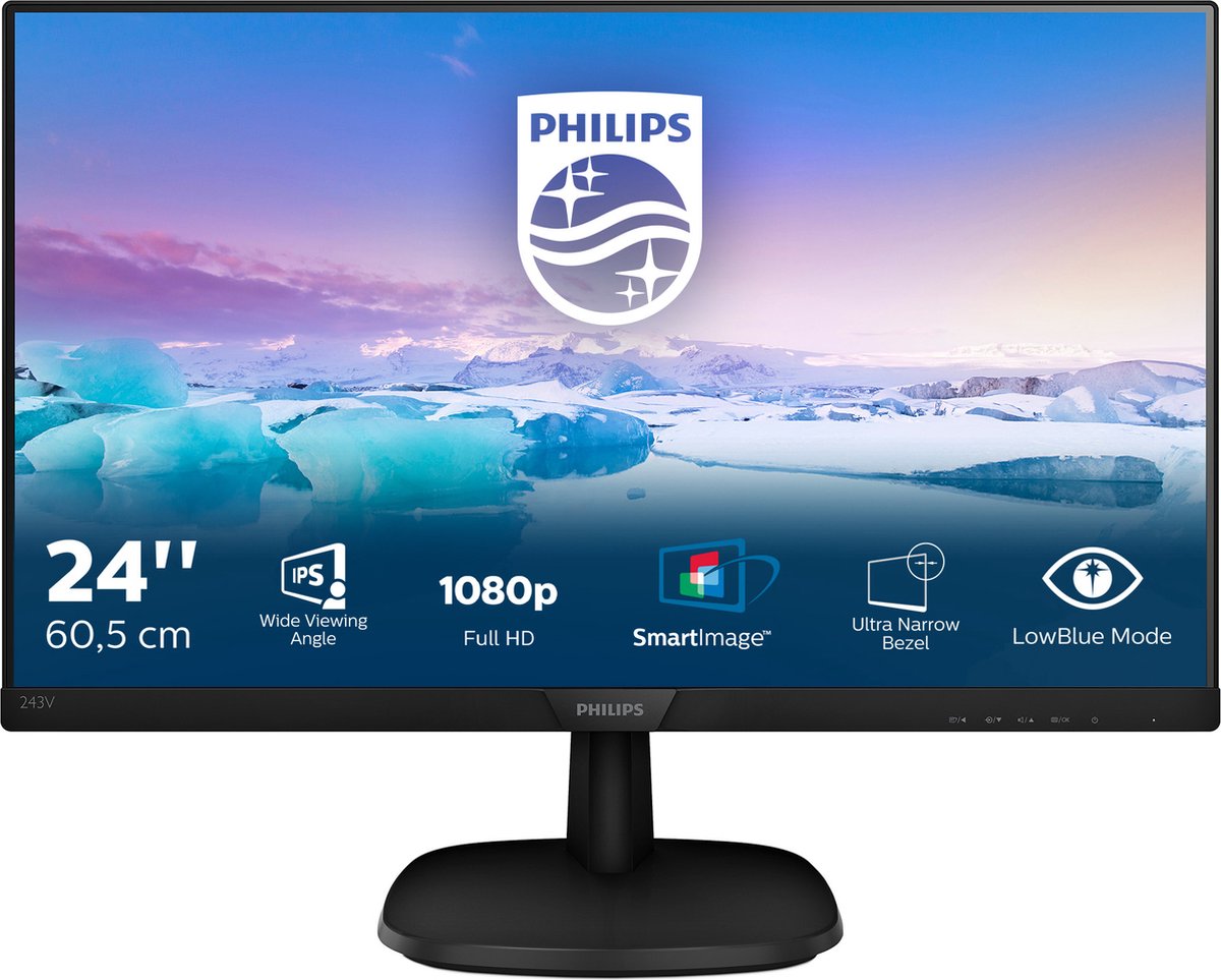 Philips 243V7QJABF - Full HD IPS Monitor - 24 Inch