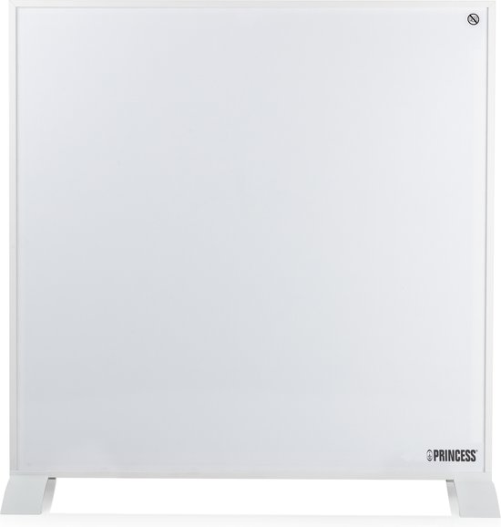 Infrarood paneel – Princess Elektrische kachel 350W – 60 x 60cm - Infrarood kachel - Infrarood Verwarmingspaneel 348035 – Inclusief mobiele app - WiFi - Smart- met App - Vrijstaand/Wandmontage - Energiezuinig - Infrarood paneel verplaatsbaar - Wit