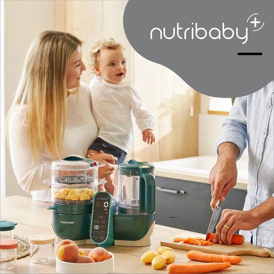 Babymoov Keukenrobot Nutribaby+™ Opal Green — afbeelding 2