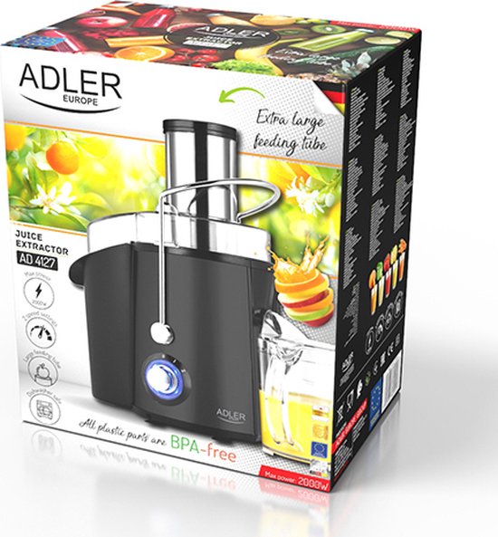 Adler AD 4127 - Juice Extractor - Juicer - 1000 Watt van Adler — afbeelding 2