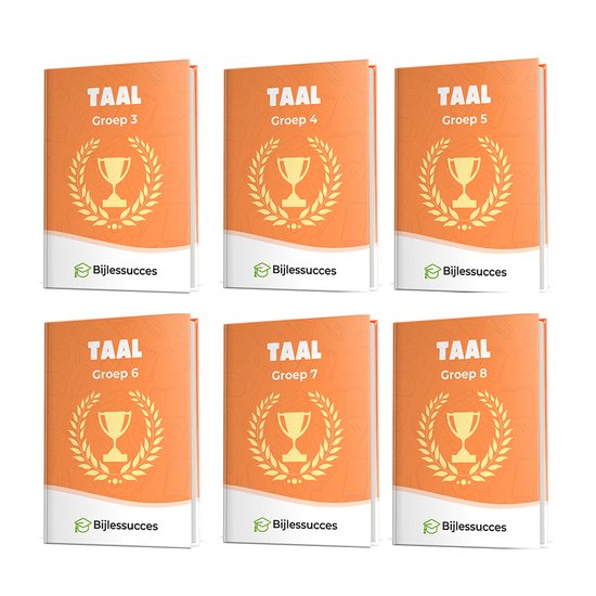 Groep 3 tot 8 Taal pakket - 6 oefenboeken - Ter voorbereidin ... - cover