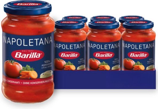 Barilla Napoletana Pastasaus - 6 x 400g
