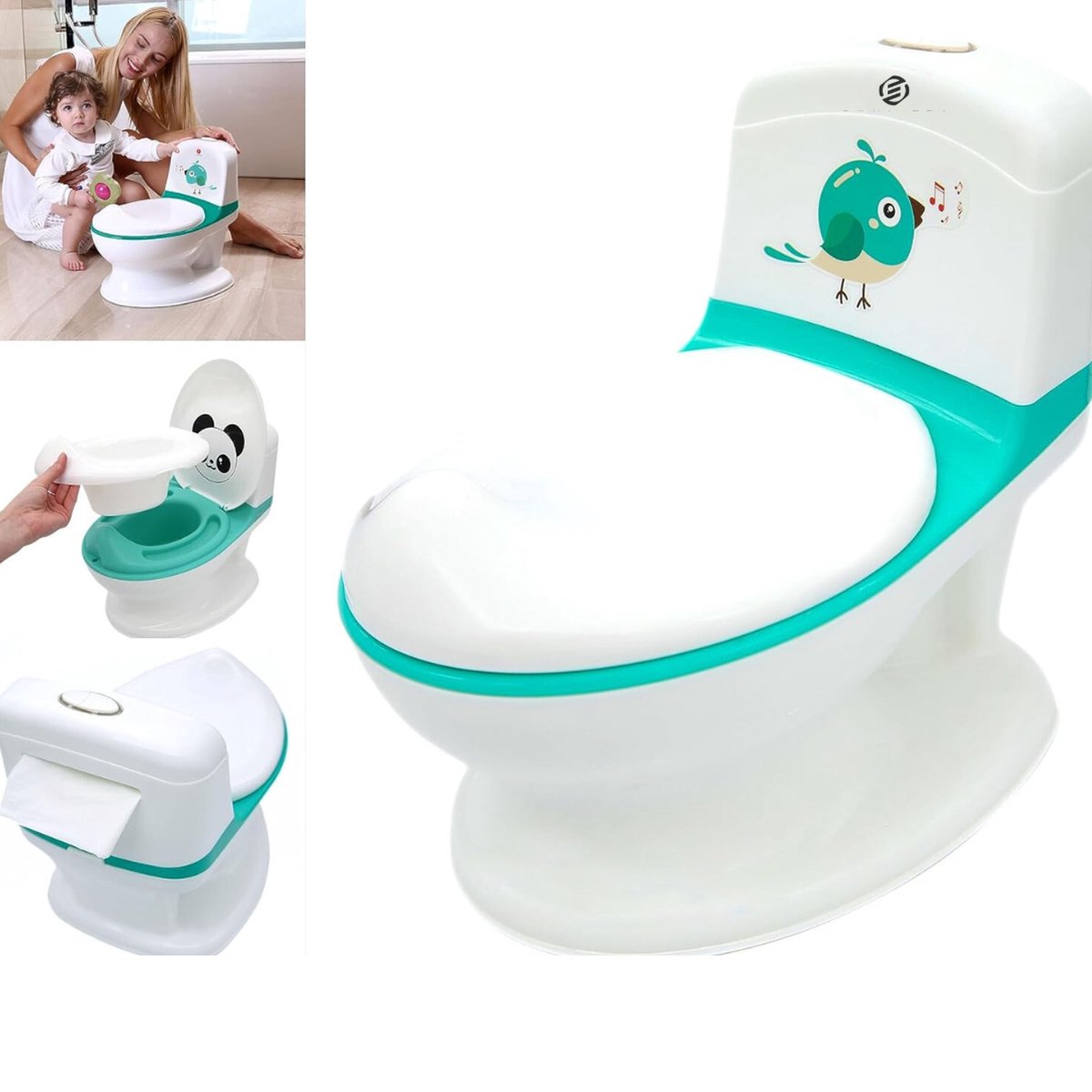 Goedkoopste Equivera Plaspotje met Muziek - Plaspotje voor Kinderen - Plaspotje voor Peuters - Toilettrainer voor Kinderen