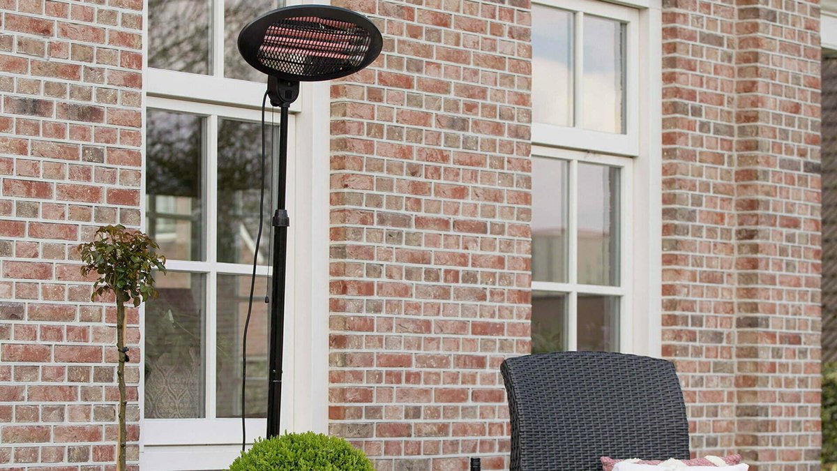 Sunred Elektra Quartz 2000 W - Freestanding Patio Heater - Black