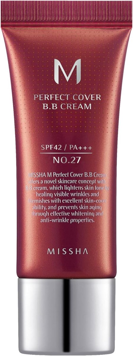Missha Perfect Cover BB Cream SPF42 PA+++ 20 ml #27 Honey Beige