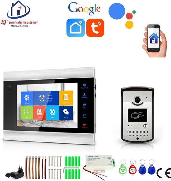 WIFI T-2102V Videodeurbel met Spraakgestuurde App - WIFI - €253,30