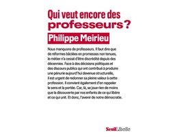 Qui veut encore des professeurs ?