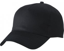 Myrtle Beach Baseball pet/cap - 5x - zwart - volwassenen - Voordelige caps - katoen
