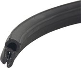 Randbeschermer voor plaatmetaal, rubberen klembereik 3-4 mm, metalen Randbeschermer voor plaatmetaal, rubberen klembereik 3-4 mm, metalen
