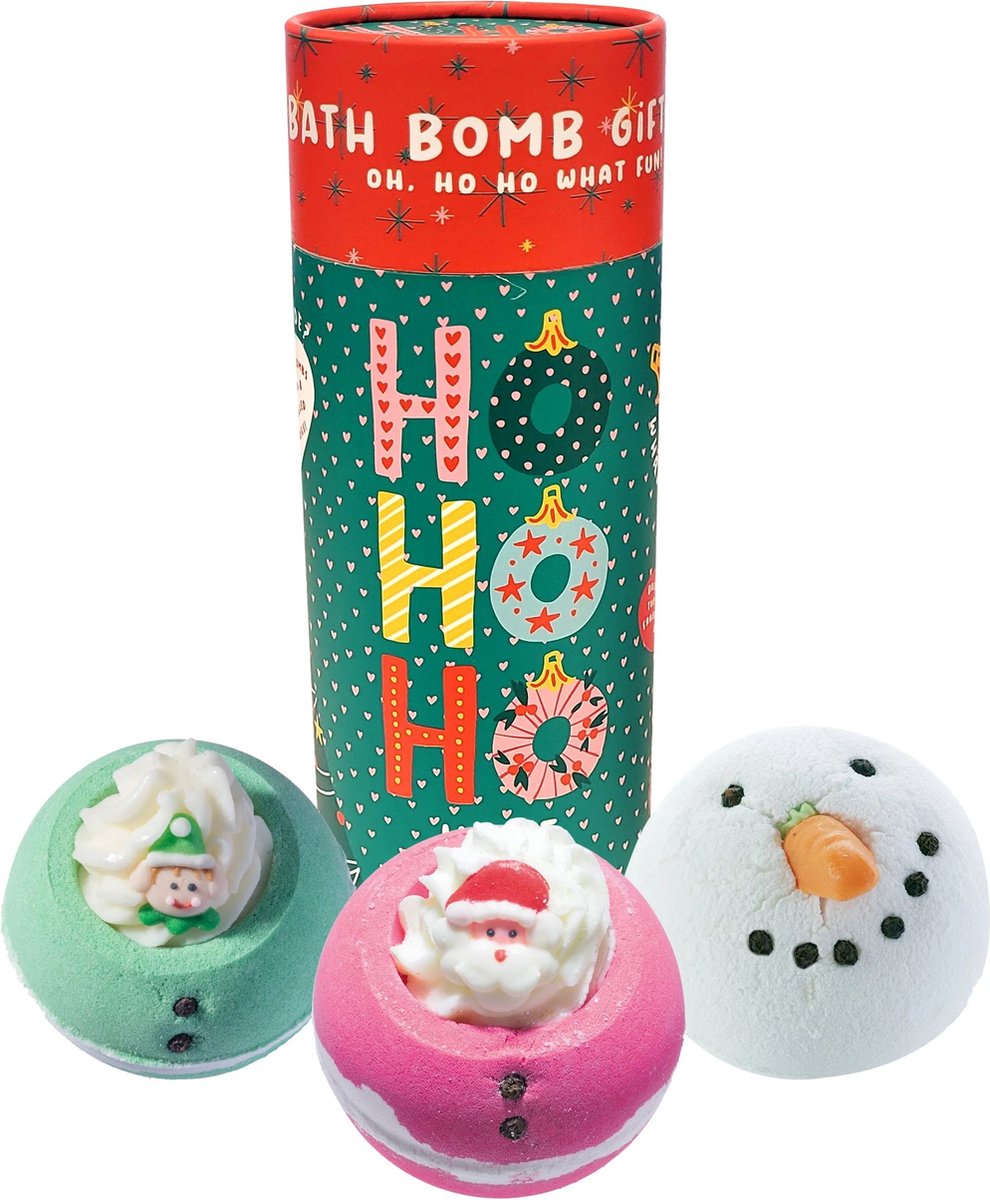 Goedkoopste Ho Ho Ho Bath Bomb Set - Gift Set V Tubě
