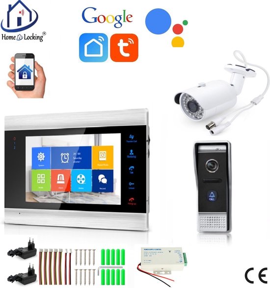 De Bruyne Freddy T-2101VC WIFI Videofoon met Deurbelcamera - De Bruyne Freddy - €312,80