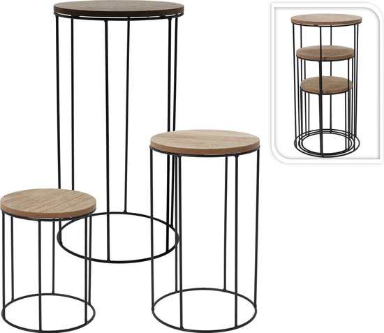 Crème Set van 2 Plantentafel Planten kopen? ✔️ Tot 22% korting