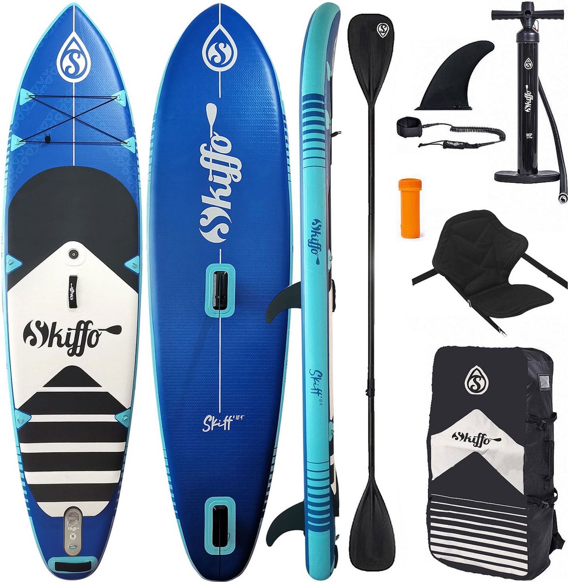 WindSUP Skiffo Skiff 10'4" Combo Opblaasbaar SUP board